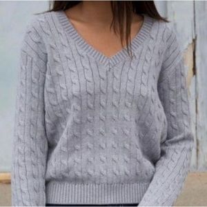 Brandy Melville baby blue leigh sweater